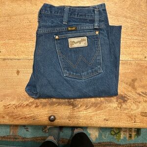 Wrangler Dark Blue Denim Jeans